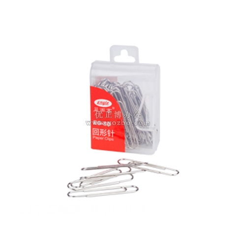 益而高EG-8D 銀色回形針 50枚/盒