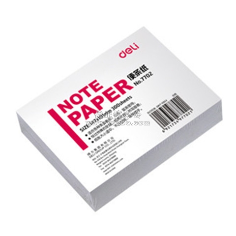 得力 7702便條紙 便簽紙 101mm*147mm 300張