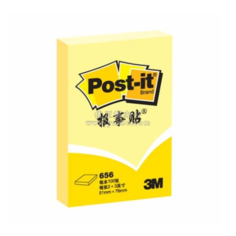 3M 報事貼 便條紙656 50*76mm(2×3)