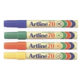旗牌 雅麗Artline圓頭油性記號(hào)筆EK-70箱頭筆