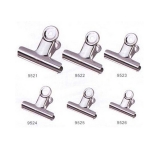 得力 圓形鐵票夾 規格19~76mm 6只裝/包