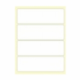 A4進(jìn)口不干膠 電腦打印標(biāo)簽 啞面61*192mm 4小張/頁(yè)