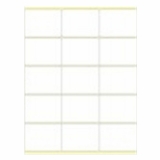 A4進口不干膠 電腦打印標簽 啞面70*50.8mm 15小張/頁