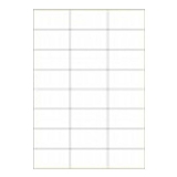 A4進(jìn)口不干膠 電腦打印標(biāo)簽 啞面70*37mm 24小張/頁(yè)