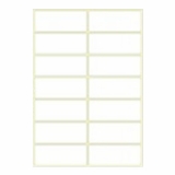 A4進口不干膠 電腦打印標簽 啞面105*42.3mm 14小張/頁