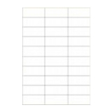 A4進口不干膠 電腦打印標簽 啞面70*29.7mm 30小張/頁