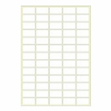 A4進口不干膠 電腦打印標簽 啞面38*21.2mm 65小張/頁