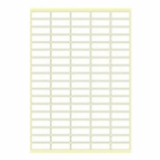 A4進(jìn)口不干膠 電腦打印標(biāo)簽 啞面38*13mm 90小張/頁(yè)