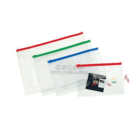 和興盛 F54 PVC透明拉邊袋 A5(10C/14C/18C)