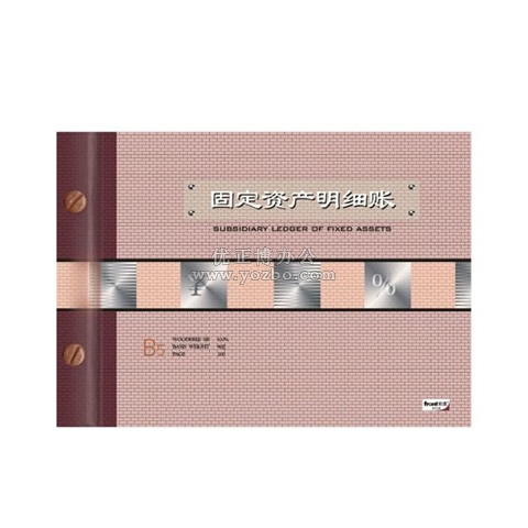 前通 固定資產(chǎn)明細(xì)帳 16K 100頁(yè)