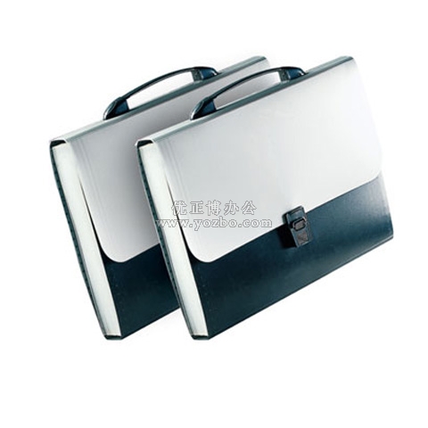 和興盛 銀系雙色手提公事包KF414 A4