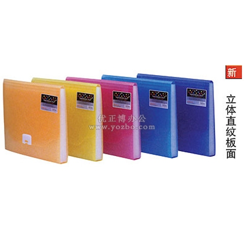 和興盛 直紋插扣十二層風琴包F8817 A4