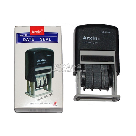 亞信 大號回墨日期印  W-240