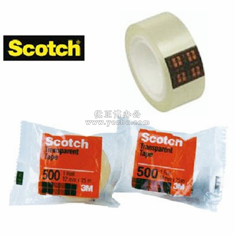 3M 思高經(jīng)濟(jì)型透明膠 500 1/2 (12mm*15m)