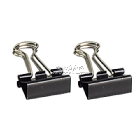 齊心B3610黑色長(zhǎng)尾票夾 15mm 12個(gè)/紙盒