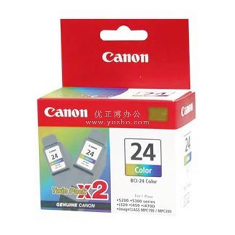 佳能 BCI-24C 彩色墨盒 2支裝