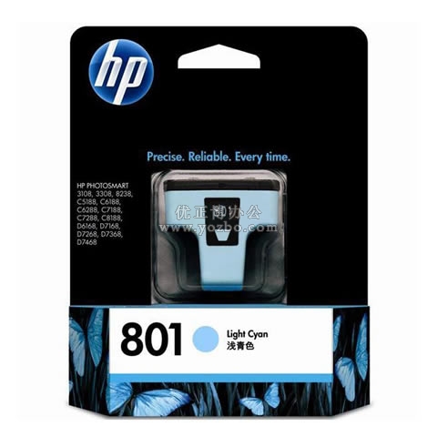 惠普 801號C8774ZZ 淡青色墨盒