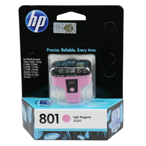 惠普 801號C8775ZZ 淺品紅色墨盒