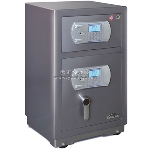 杰寶大王 銀麟電子保險箱 保險柜 FDX-A/D-68JS（雙門）