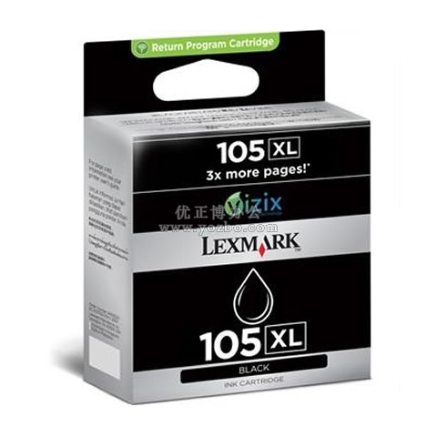 利盟 105XL大容量黑色墨盒 (14N0822A)