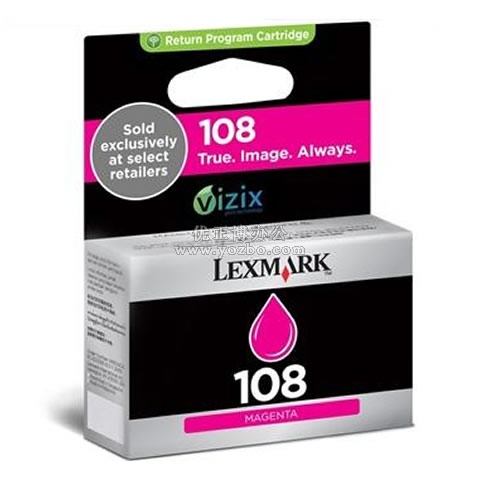 利盟 108品紅色墨盒 (14N0340A)