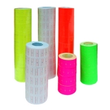 單排 熒光彩色打價紙 標價紙 打碼紙 MX5500專用