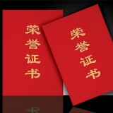 榮譽證書 89直式 絨面發泡