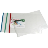 華杰 實色/透明抽桿文件夾HQ310A3(19C) A3