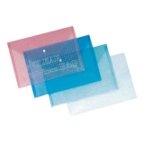 創(chuàng)生 透明五色鈕扣文件袋W209 A4