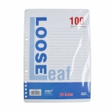 亞太 B5活頁紙 26孔活頁芯 100頁