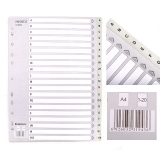 齊心 字母膠質分類索引紙(11孔，A-Z) IX900 A4