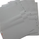 齊心 數字膠質分類索引紙(11孔，1-12) IX894 A4