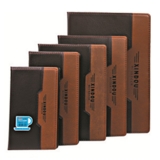 紅緣 皮面商務記事本 仿皮筆記本 B27系列 100頁