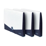 和興盛 十二層銀系雙色松緊帶風琴包F4302Y A4