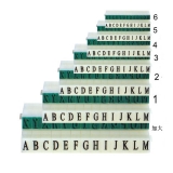 亞信 大寫英文組合號(hào)碼印 (可選規(guī)格）