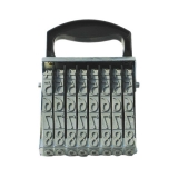 亞信 箱包專用8位轉輪號碼印 W-230