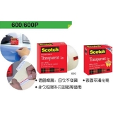 3M 思高 600 3/4 高級透明隱形膠帶 19mm*33m