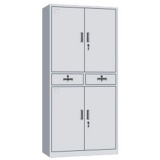 鋼制辦公資料柜 LB-W-021中二斗雙節(jié)柜 帶鎖鐵皮柜