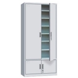 鋼制辦公柜 LB-W-027下檔憑證柜 帶鎖鐵皮文件柜