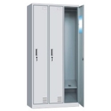 鋼制更衣柜 LB-W-034三門更衣柜 帶鎖鐵皮工衣柜