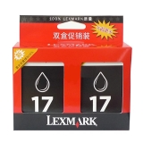 利盟 17黑色墨盒雙包裝 (TPPRC07)