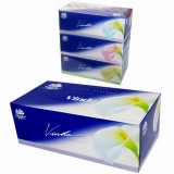 維達面巾 藍色經典盒裝 V2055 130抽 4盒裝