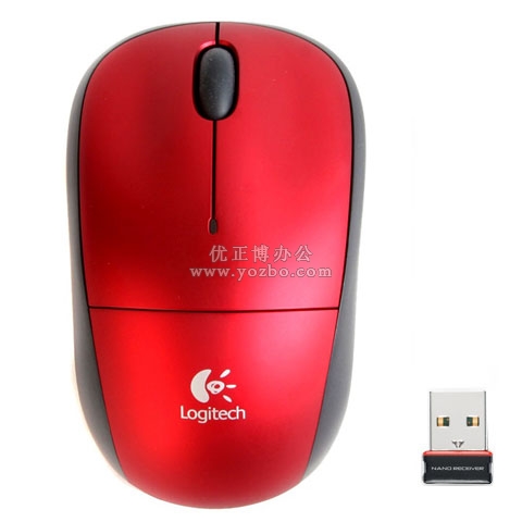 羅技(Logitech)M215 無線鼠標 紅色