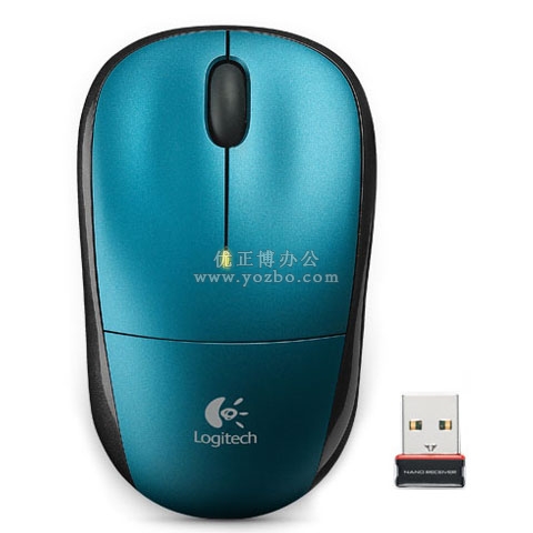 羅技(Logitech)M215 無線鼠標 青色