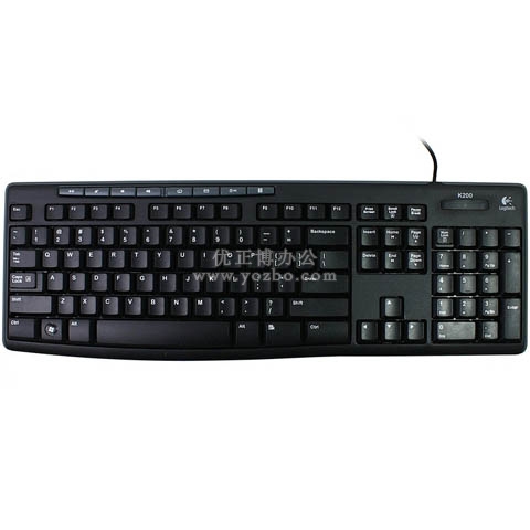 羅技(Logitech)K200 多媒體鍵盤(USB接口)