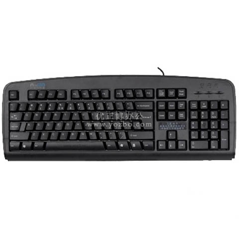 雙飛燕10指飛斜鍵盤KBS-8(USB+PS/2)