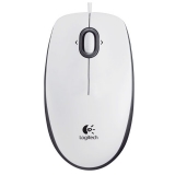 羅技（Logitech） 有線光電鼠標 M100白色