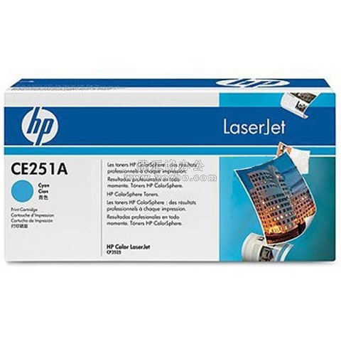 惠普（HP）LaserJet CE251A 青色硒鼓 原裝硒鼓