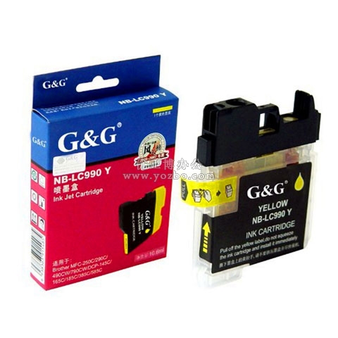格之格 NB-LC990Y 黃色墨盒 兼容兄弟(Brother)