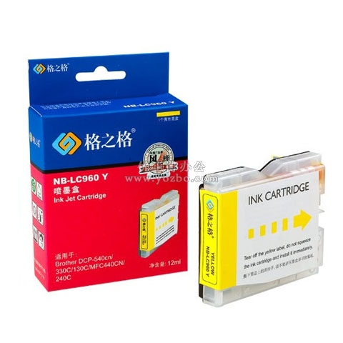 格之格 NB-LC960Y 黃色墨盒 兼容兄弟（Brother）